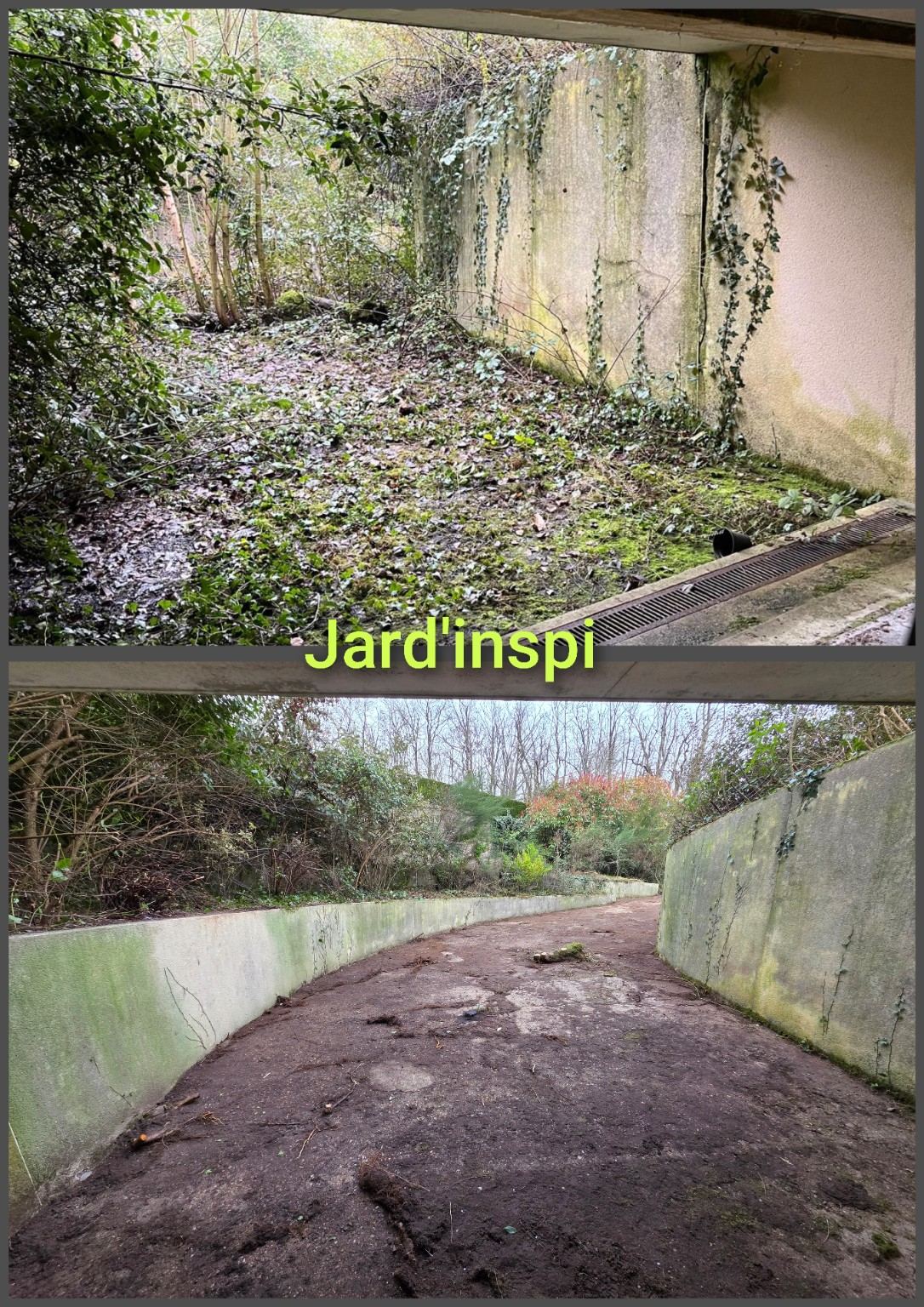 Photo de chantier Jard-inspi dans les Yvelines : élagage, taille, entretien, remise en état